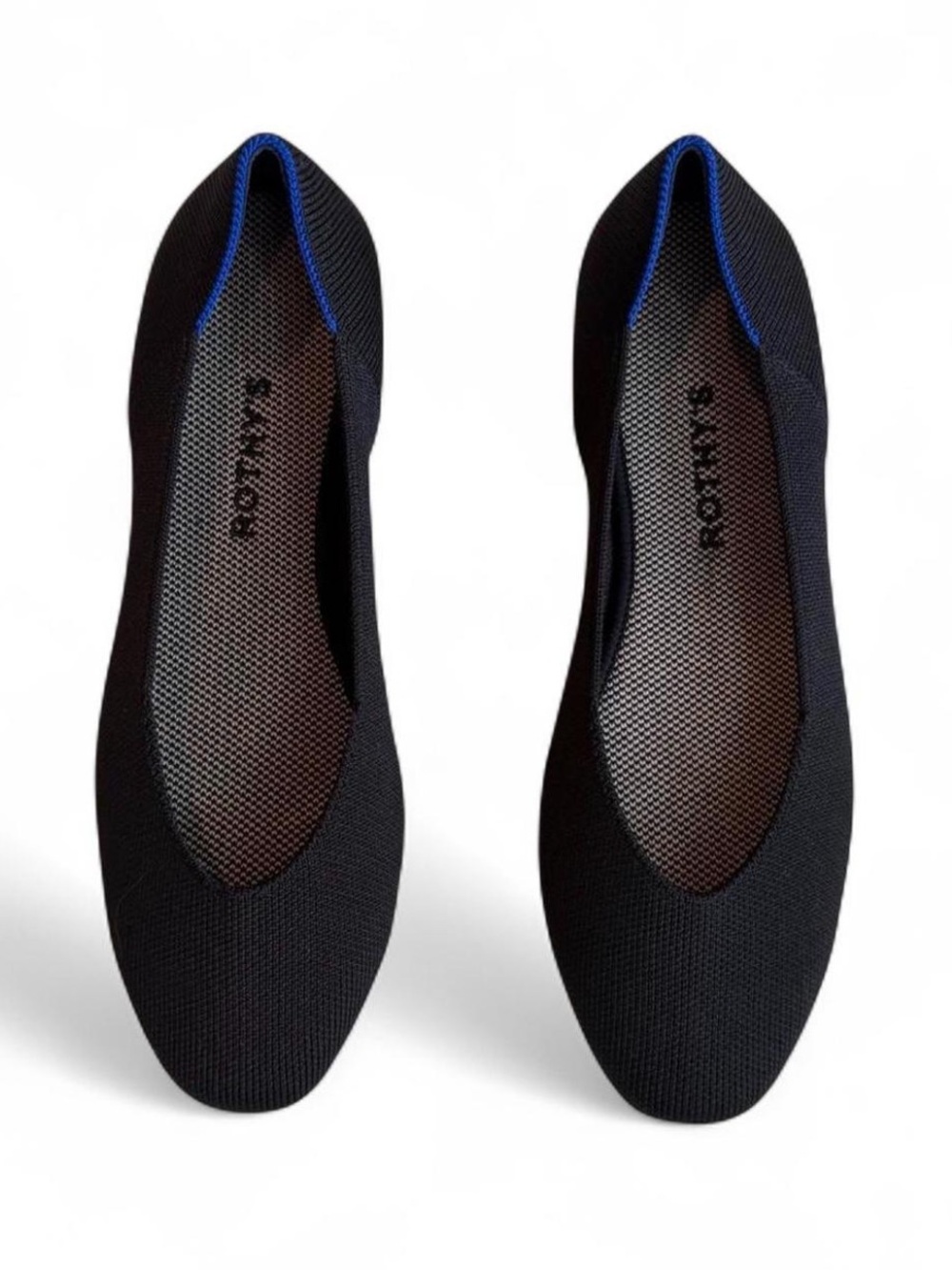 Rothy’s The Flat Black Knit Ballet Flats
